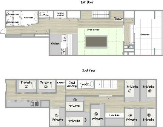 Sakuraya Guesthouse - Floor Plan